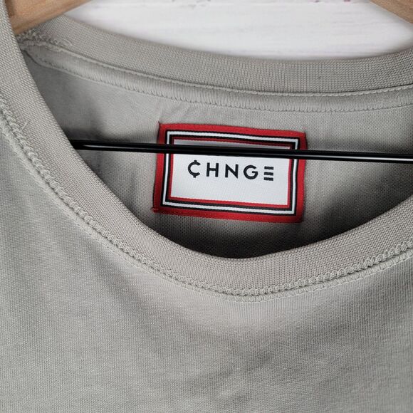 CHNGE Organic Cotton T Shirt Mens Size 3XL L/S "...You Matter!" Logo Tee Gray - Picture 5 of 8